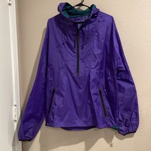 Half Zip Purple Rain/Windbreaker L/XL